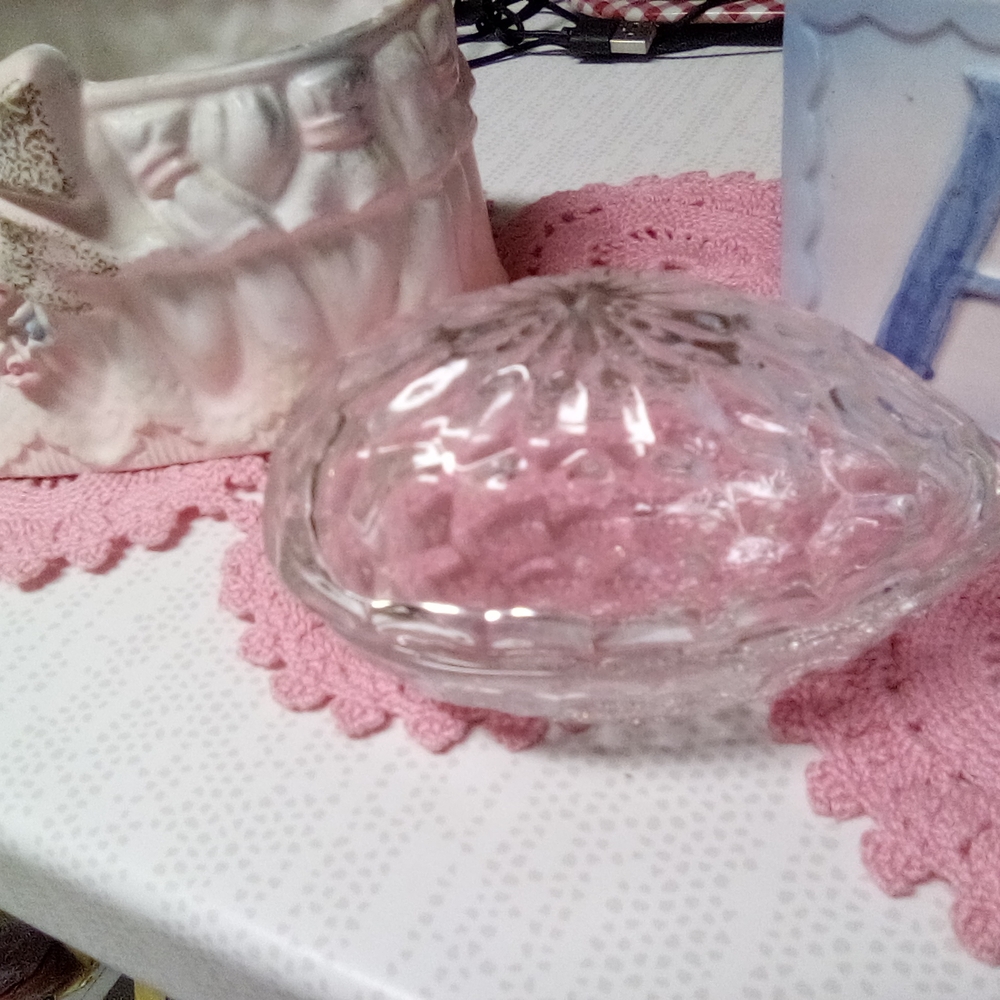 Clear Glass Trinket Dish